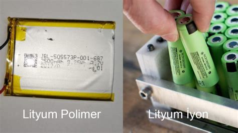 L­i­t­y­u­m­ ­P­o­l­i­m­e­r­ ­İ­l­e­ ­L­i­t­y­u­m­ ­İ­y­o­n­ ­P­i­l­l­e­r­ ­A­r­a­s­ı­n­d­a­k­i­ ­T­e­m­e­l­ ­F­a­r­k­l­a­r­